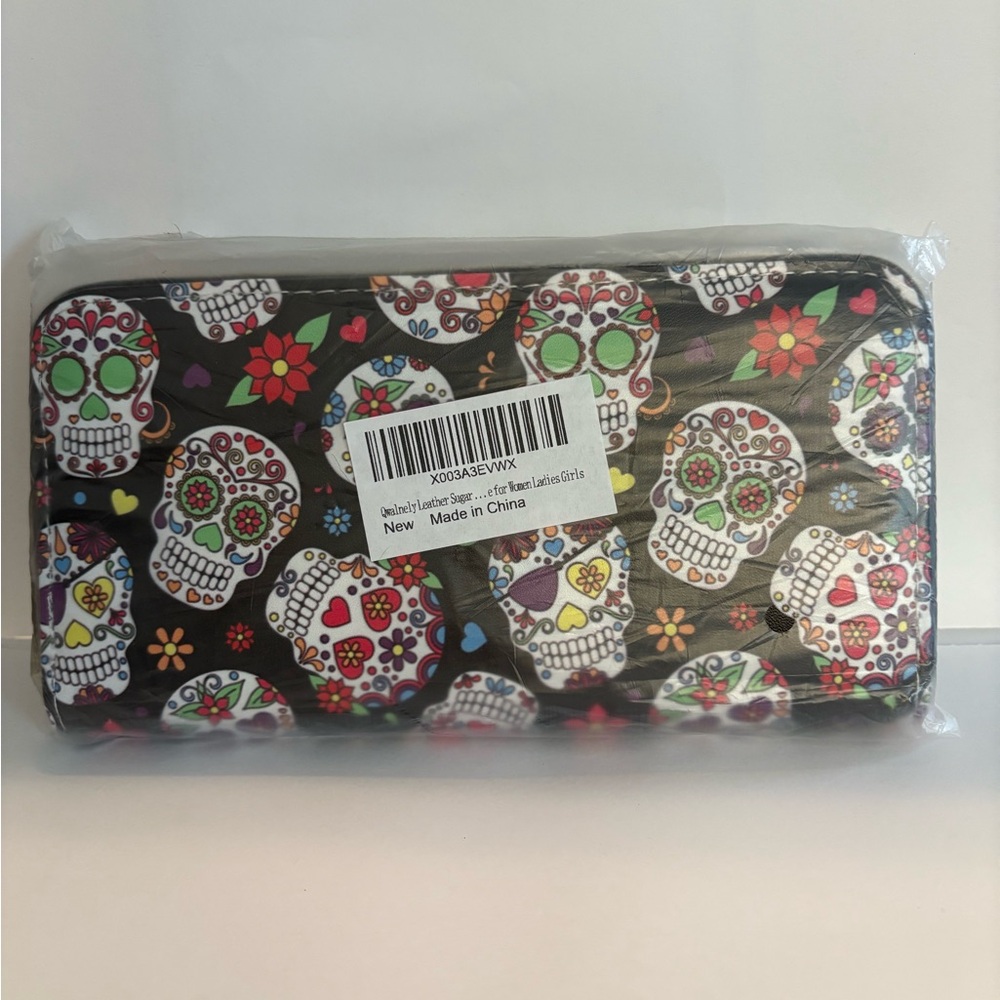 New Colorful Sugar Skull Wallet